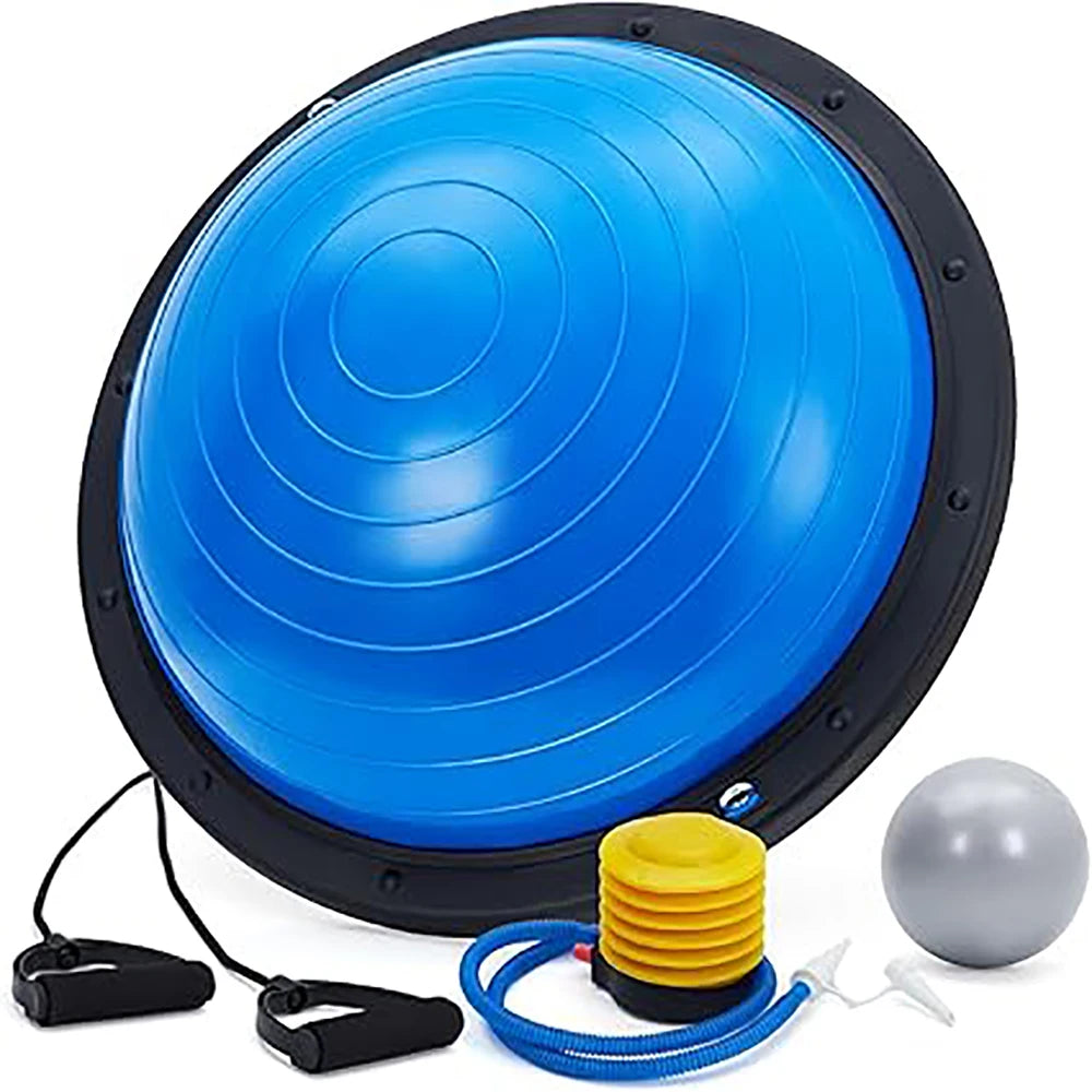 Half Exercise Ball Balance Trainer With Non Slip Base