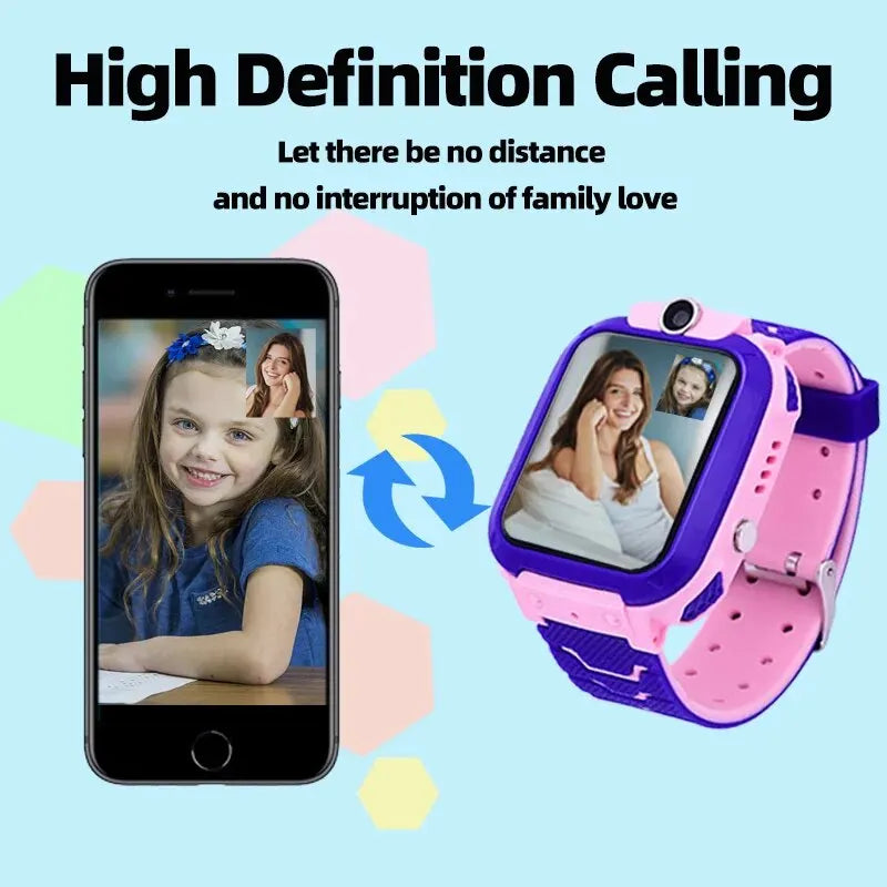 Q12 Kids Smartwatch 2G Call Phone With GPS SOS Waterproof