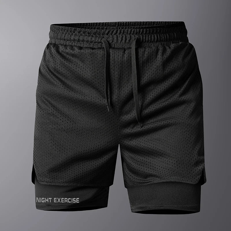 Men Outdoor Basketball Shorts Loose Mesh Quick Dry Breathable